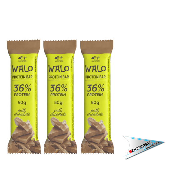 4PiuNutrition-WALO CROCKBAR (Confezione 30 barrette da 50 gr)   Cioccolato al Latte  